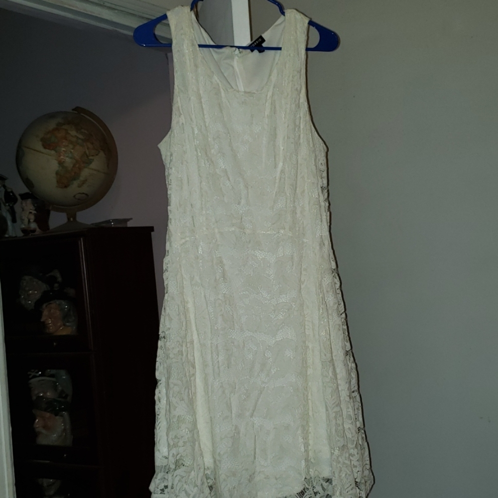 White Lace Dress from Torrid